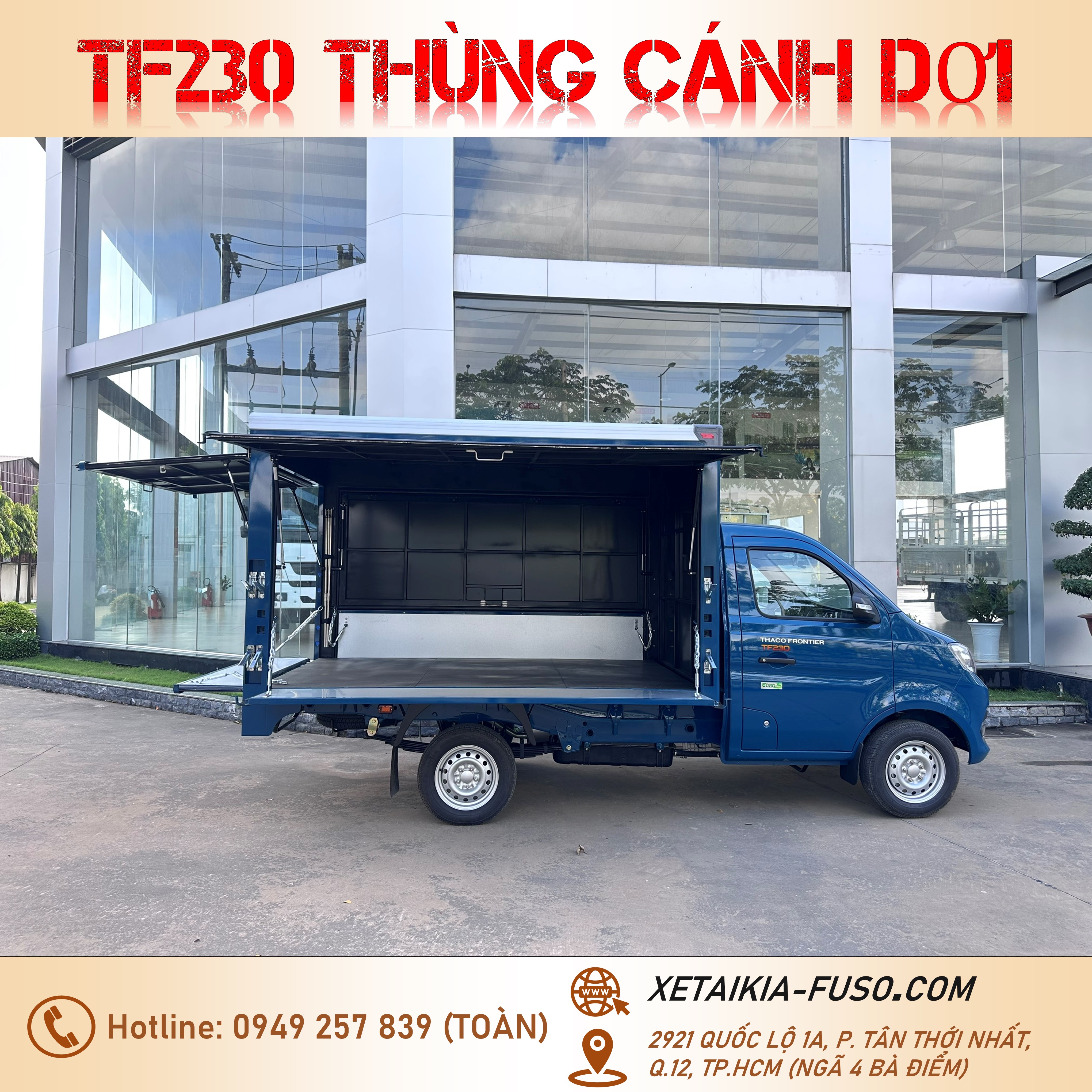 FRONTIER TF230 THÙNG CÁNH DƠI