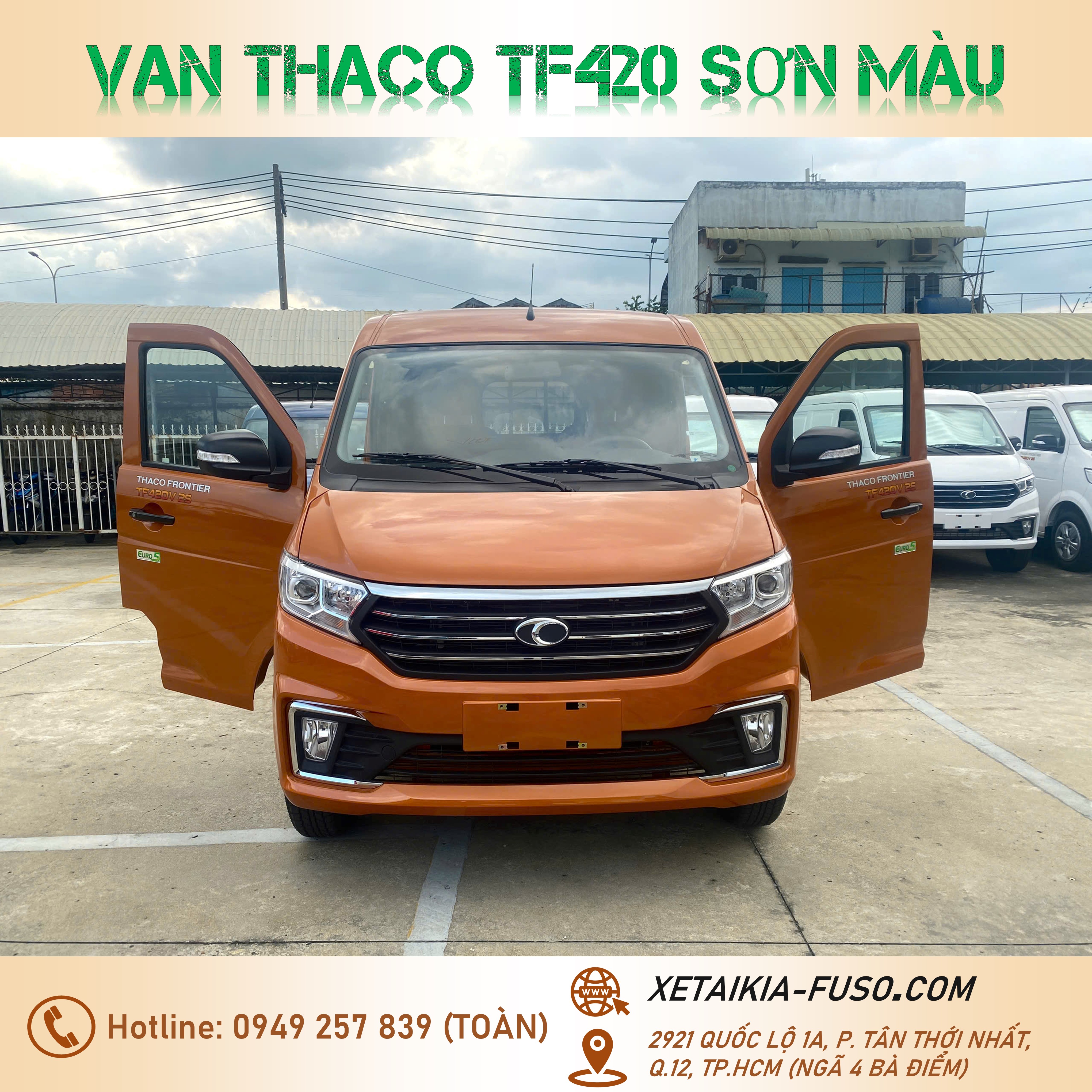 TẢI VAN TF420V2S SƠN MÀU